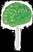 Halloween Candy Gifts 2012 Sucker Brain Lolli Pop